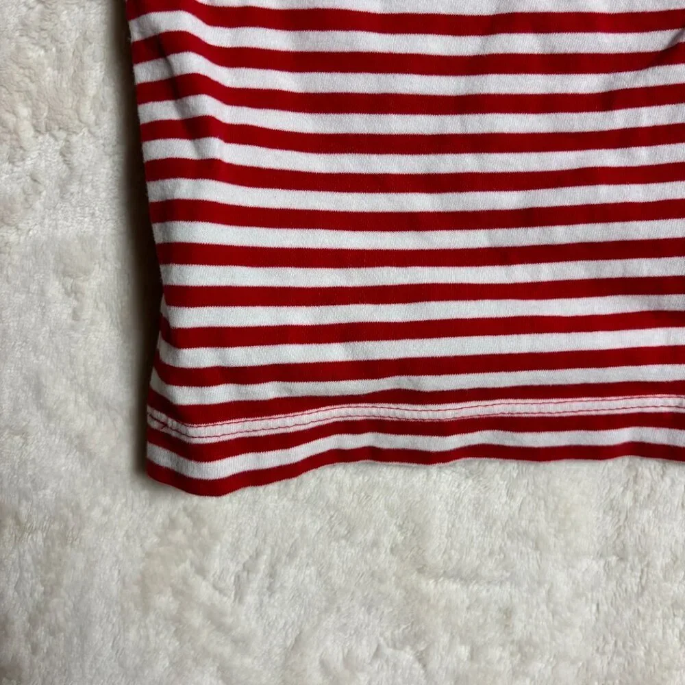 Hanna Andersson Toddler Shirt Size 2 Red Striped Wonder Women Marvel‎ Cotton